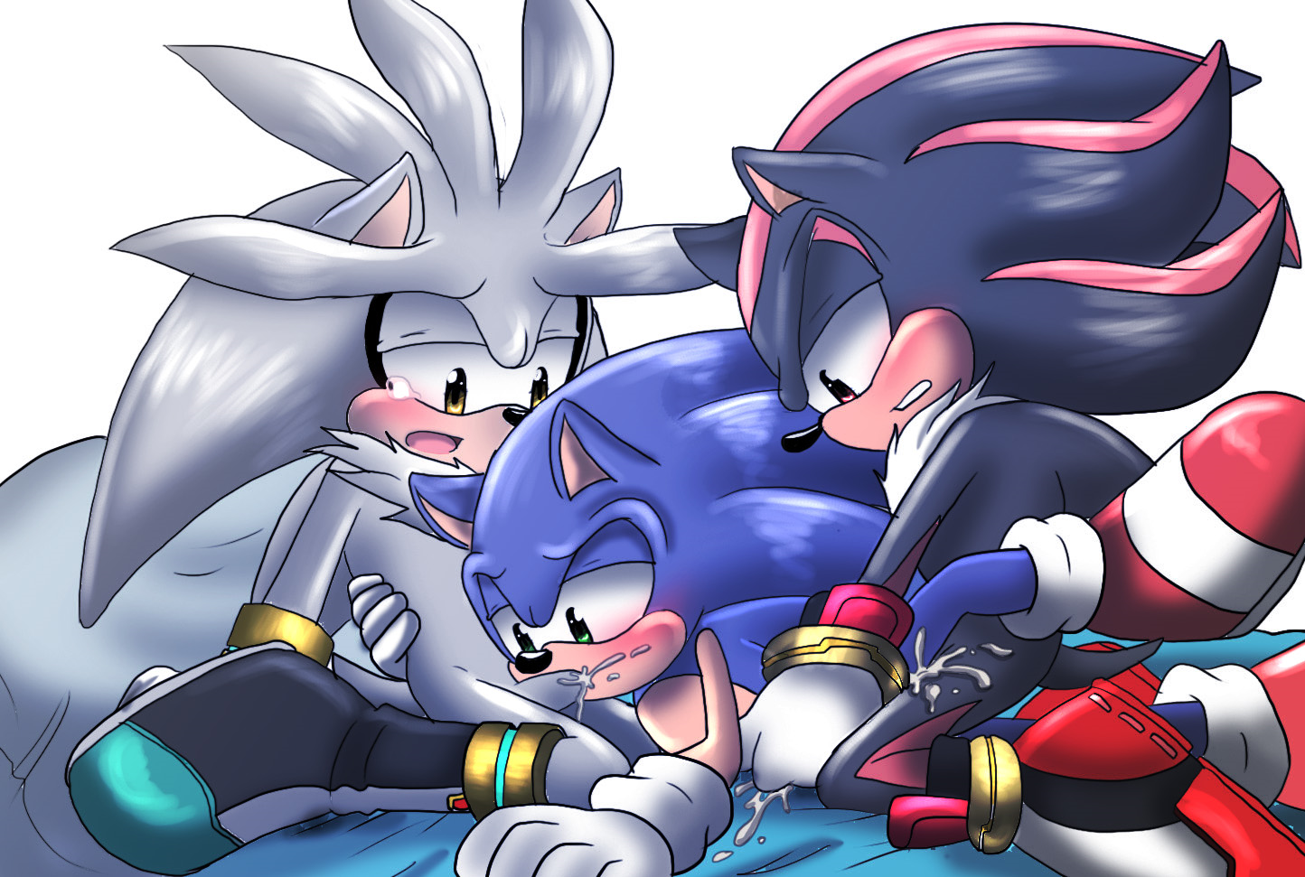 Rule34 – If it exists, there is porn of it / angelofhapiness, shadow the hedgehog, silver the hedgehog, sonic the hedgehog / 233332