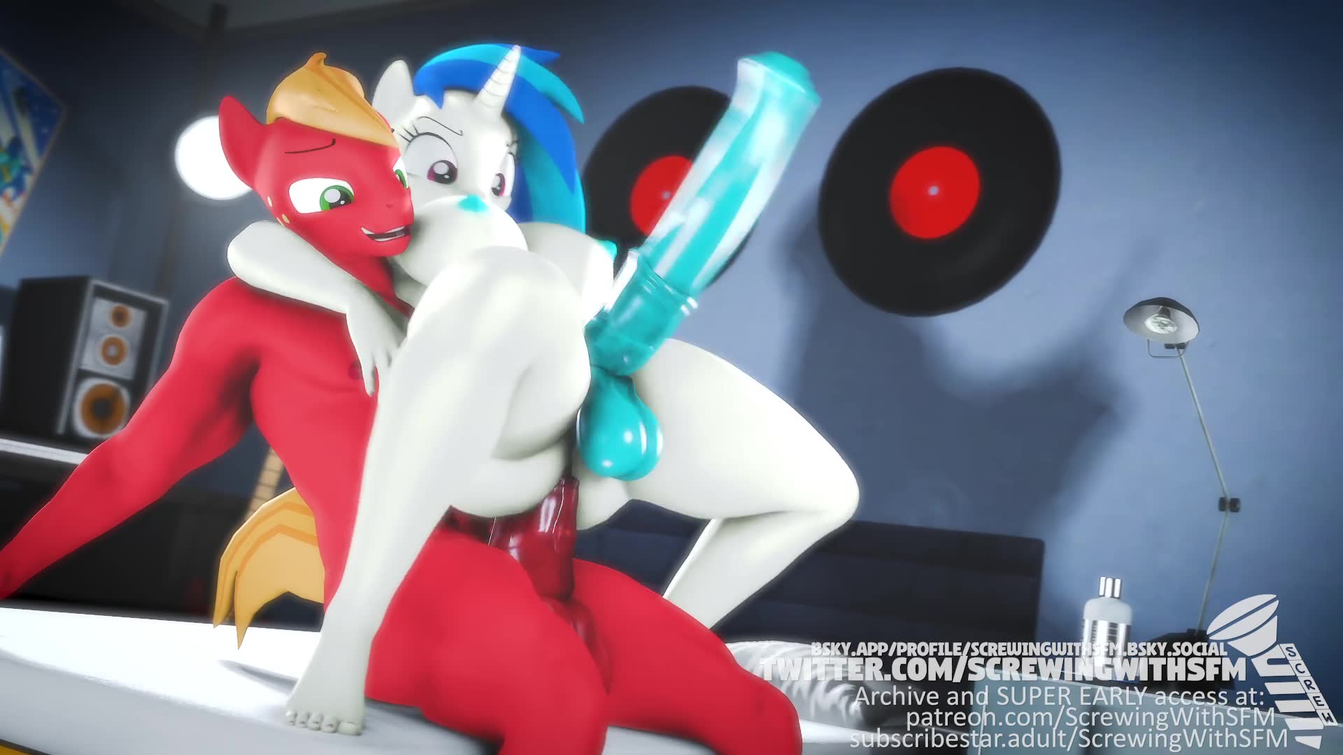 Rule34 – If it exists, there is porn of it / screwingwithsfm, big macintosh (mlp), dj pon-3 (mlp), vinyl scratch (mlp) / 8682679