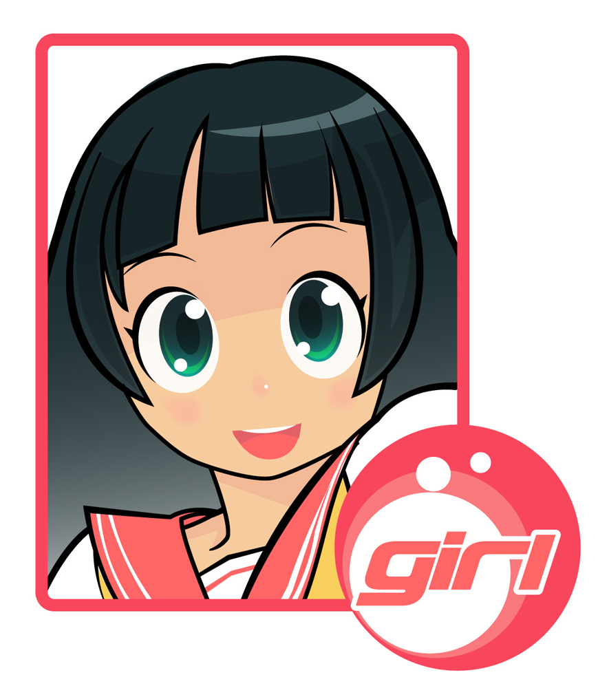 okera, tagme, 1girl, black hair, female focus, green eyes, school uniform, solo