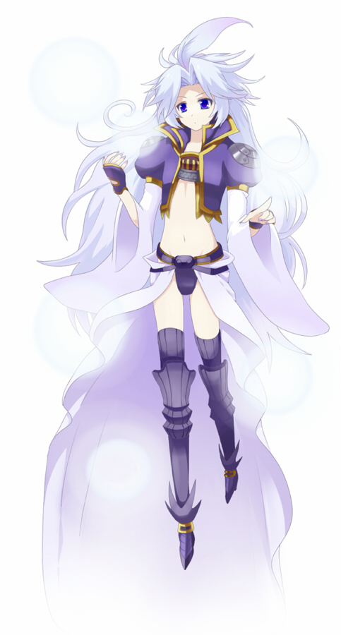 mayachi (amuriya), rate, rate (pixiv), kuja, final fantasy, final fantasy ix, bad id, bad pixiv id, 00s, 1boy, androgynous, bishounen, male focus, midriff, skinny, solo, thighhighs, white background