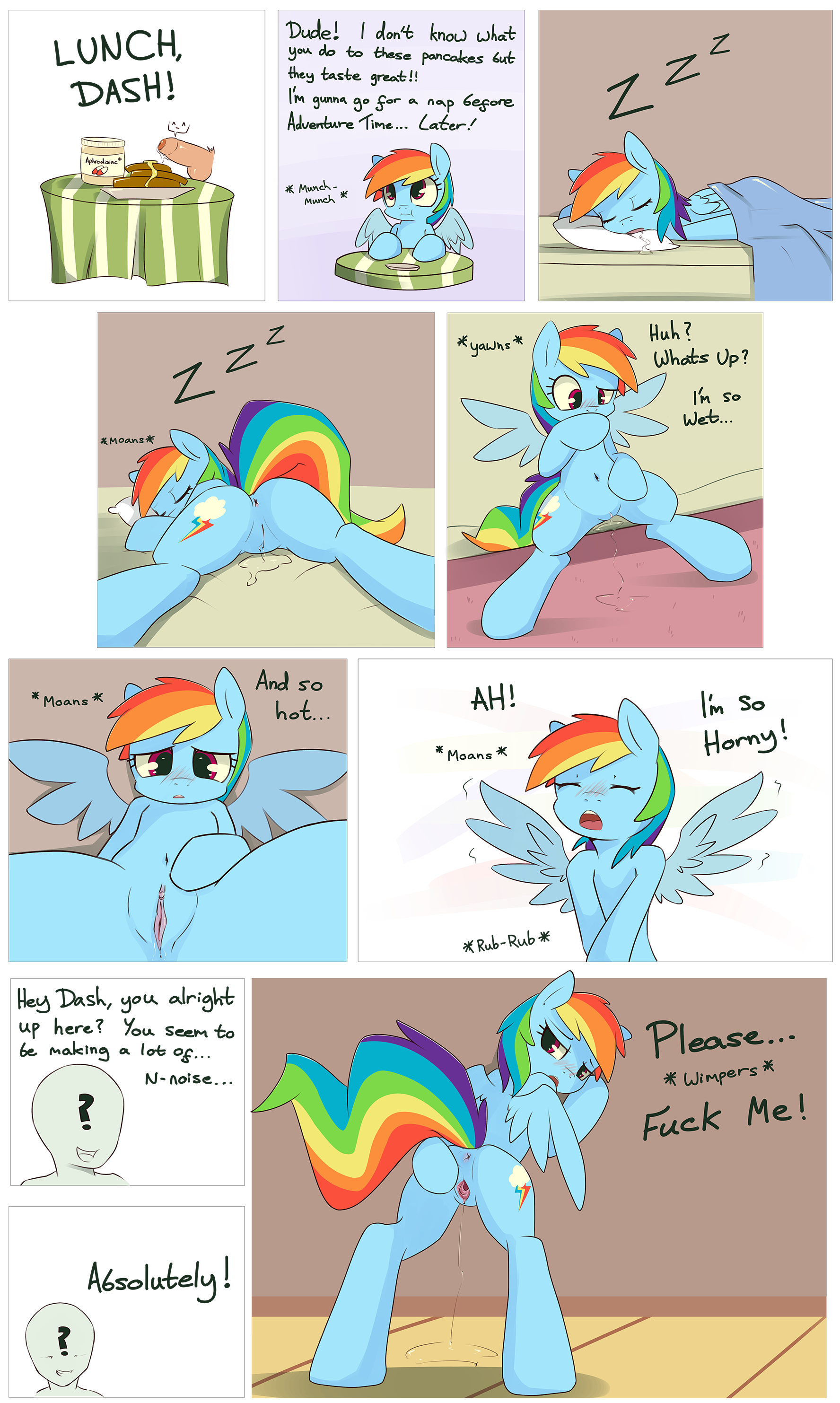 Rule34 – If it exists, there is porn of it / smitty g, anonymous, rainbow dash (mlp) / 234263