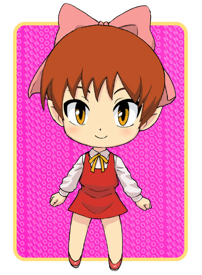 heika (heikahp), nekomusume, gegege no kitarou, nendoroid, toei company, 1girl, female focus, figure, parody, solo