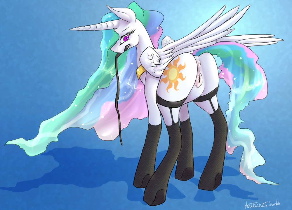 Rule34 – If it exists, there is porn of it / hellticket, princess celestia (mlp) / 234441