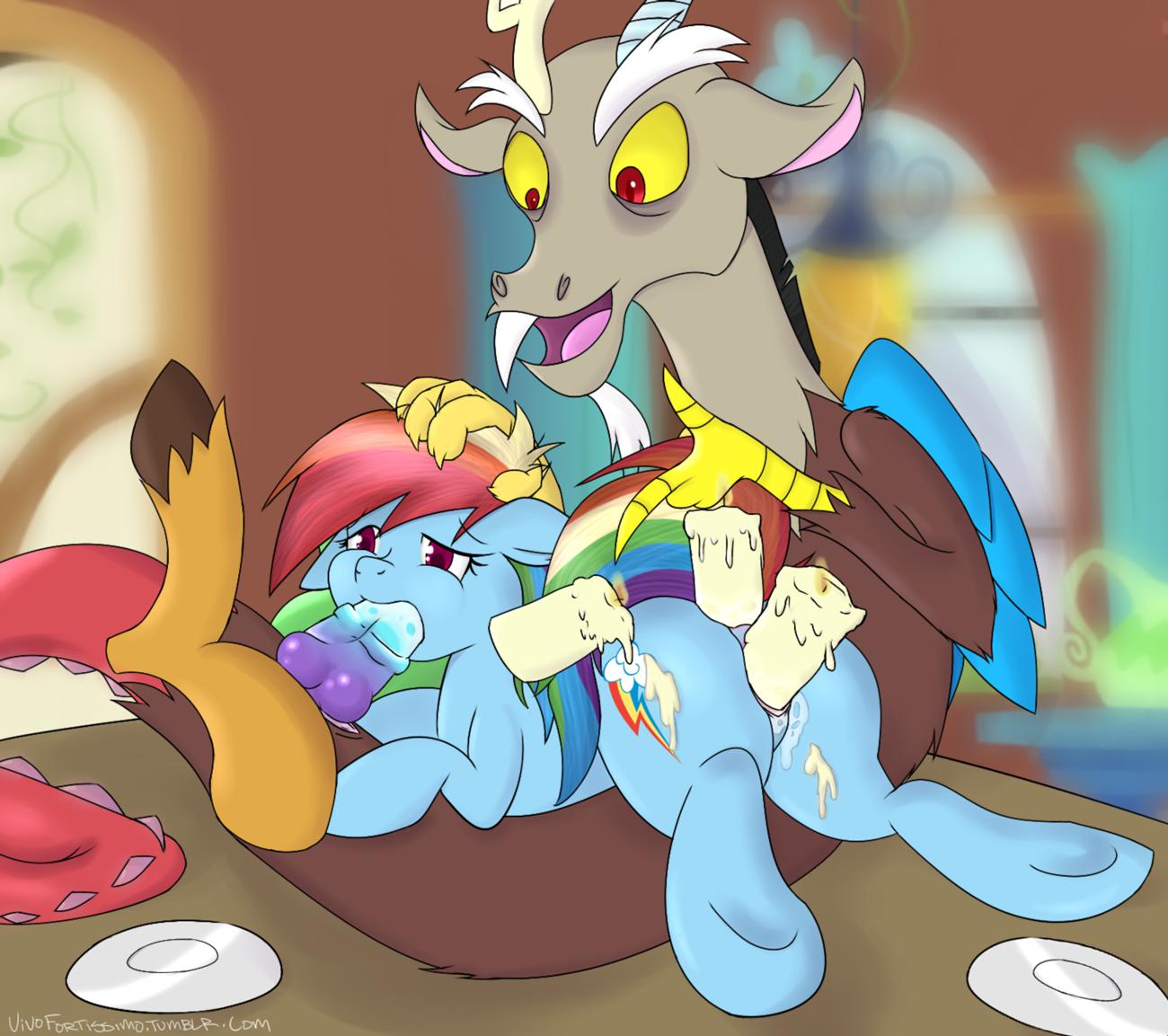 Rule34 – If it exists, there is porn of it / vivofortissimo, discord (mlp), rainbow dash (mlp) / 234493