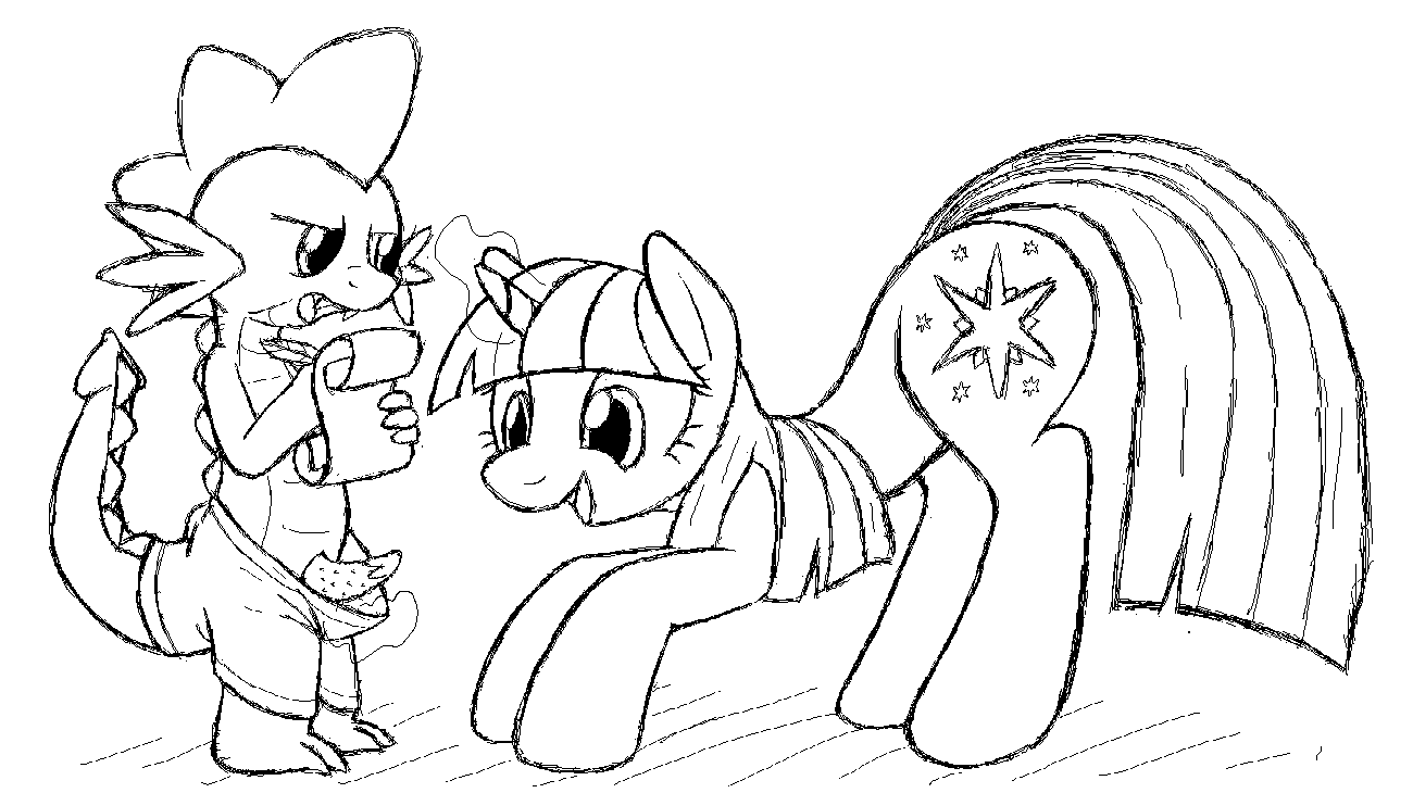 Rule34 – If it exists, there is porn of it / tg-0, spike (mlp), twilight sparkle (mlp) / 234604