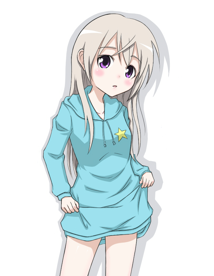 yukihalbert, eila ilmatar juutilainen, strike witches, world witches series, bad id, bad pixiv id, 00s, 1girl, blush, female focus, long hair, no pants, solo