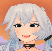 kirsche verstahl, indie virtual youtuber, animated, animated gif, animal ears, blue eyes, disgust, fox ears, fox girl, hat, twintails, virtual youtuber, white hair