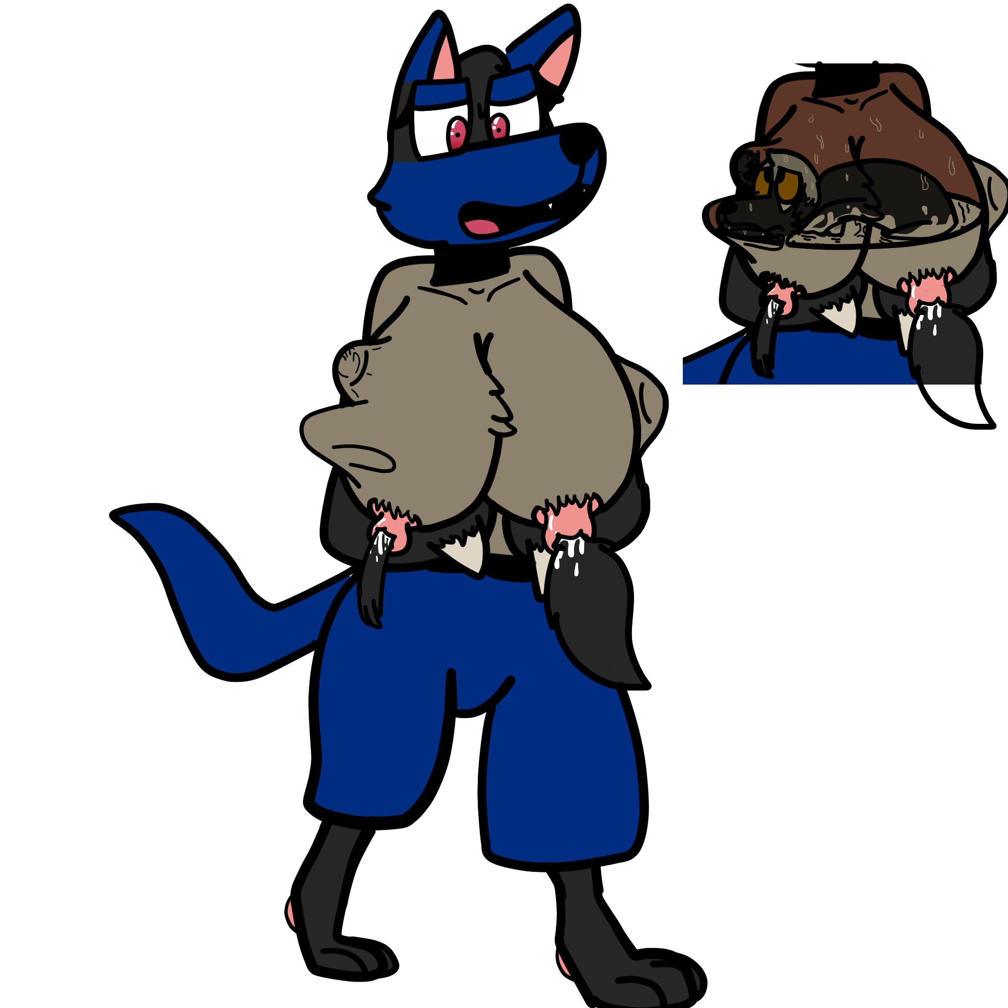 Rule34 – If it exists, there is porn of it / momiji the dolf (artist), dolf, lucario / 234971