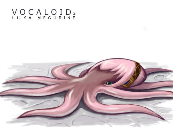 megurine luka, takoluka, vocaloid, cosplay, octopus, parody, realistic