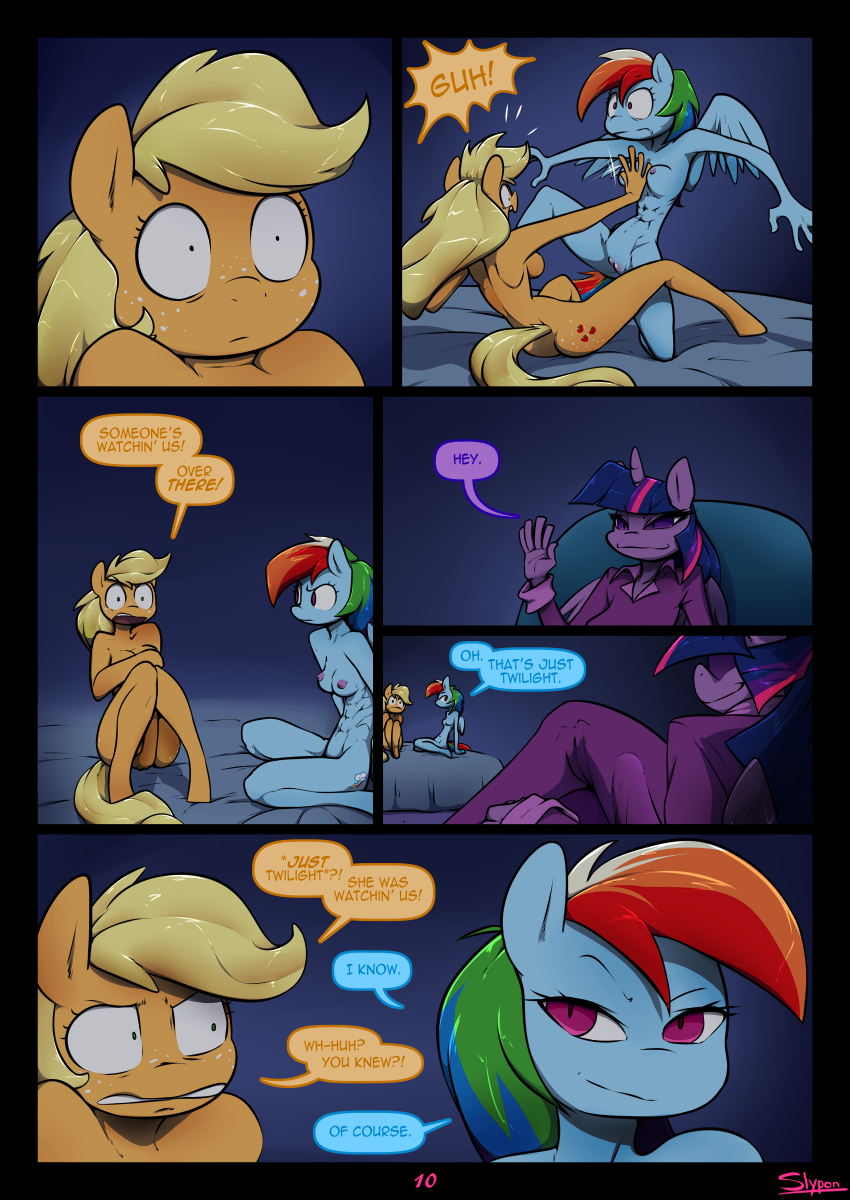 Rule34 – If it exists, there is porn of it / slypon, applejack (mlp), rainbow dash (mlp), twilight sparkle (mlp) / 235783