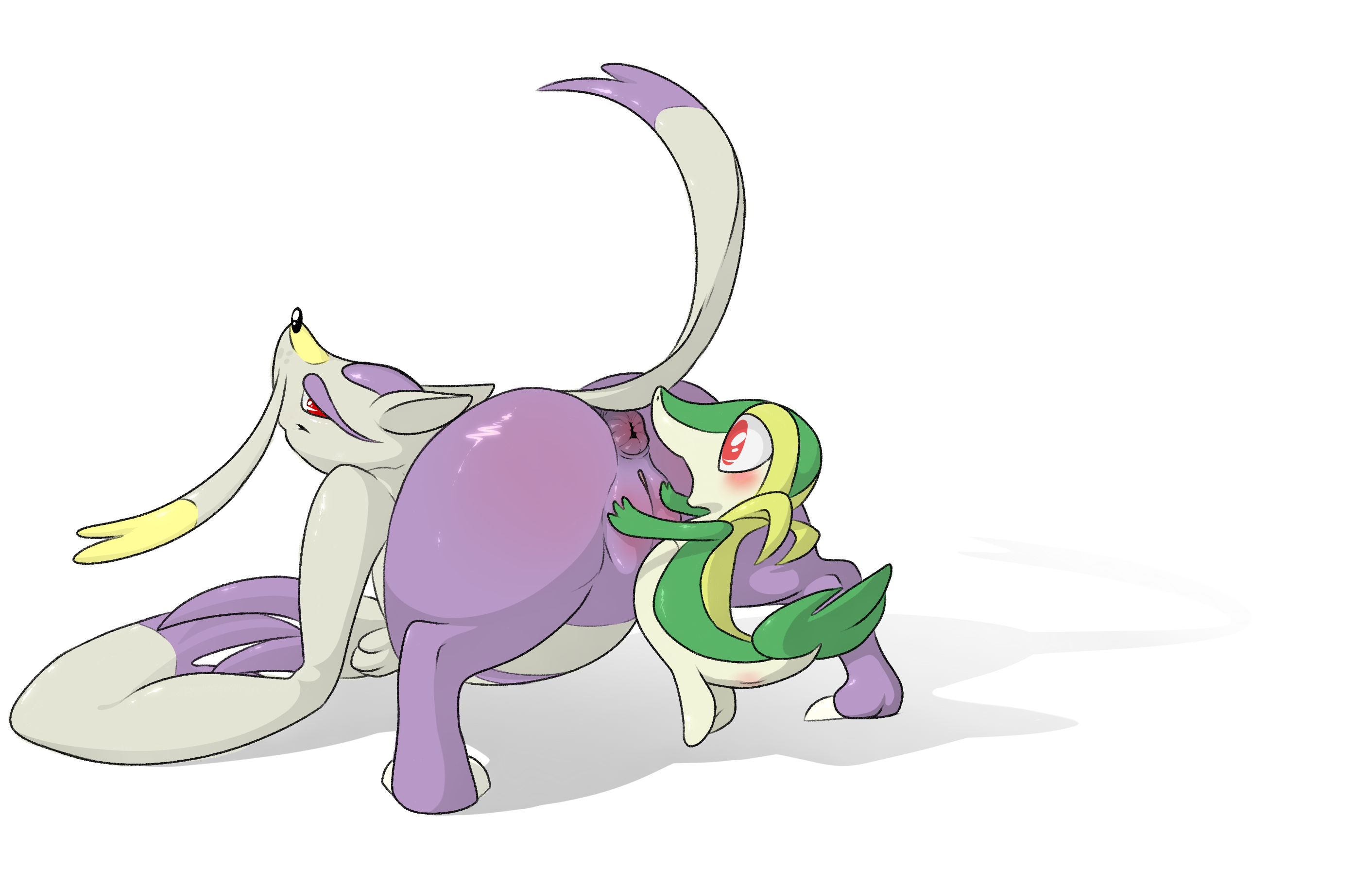 Rule34 – If it exists, there is porn of it / backsash, mienshao, snivy / 235862