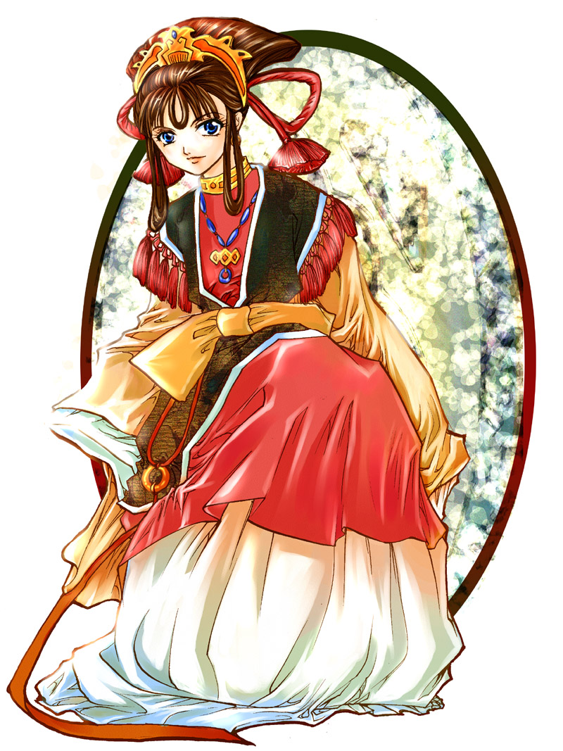 karinda, twenty, twenty (artist), shushou (juuni kokuki), juuni kokuki, bad id, bad pixiv id, 1girl, chinese clothes, female focus, hanfu, lips, solo