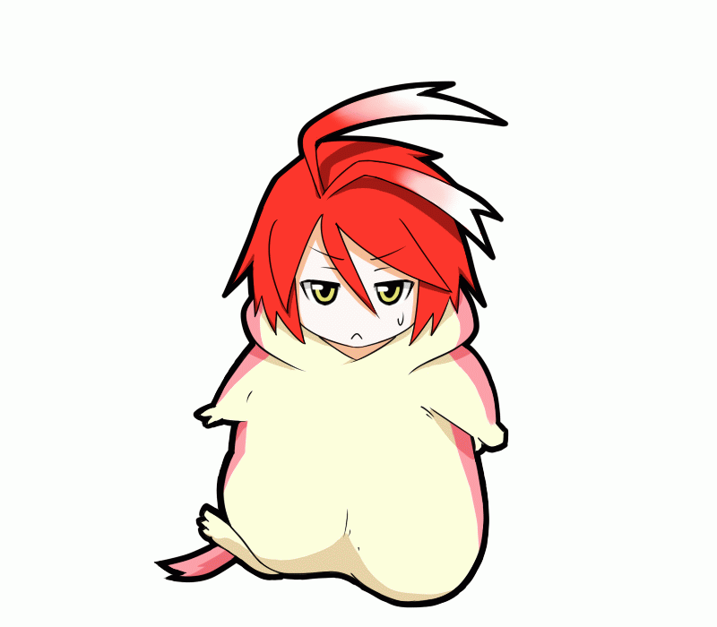 kentairui, alkaid (.hack//), .hack//, .hack//g.u., bandai, cyber connect 2, animated, animated gif, 00s, 1girl, :<, animal costume, chibi, female focus, hamster, hamster dance, solo, sweatdrop