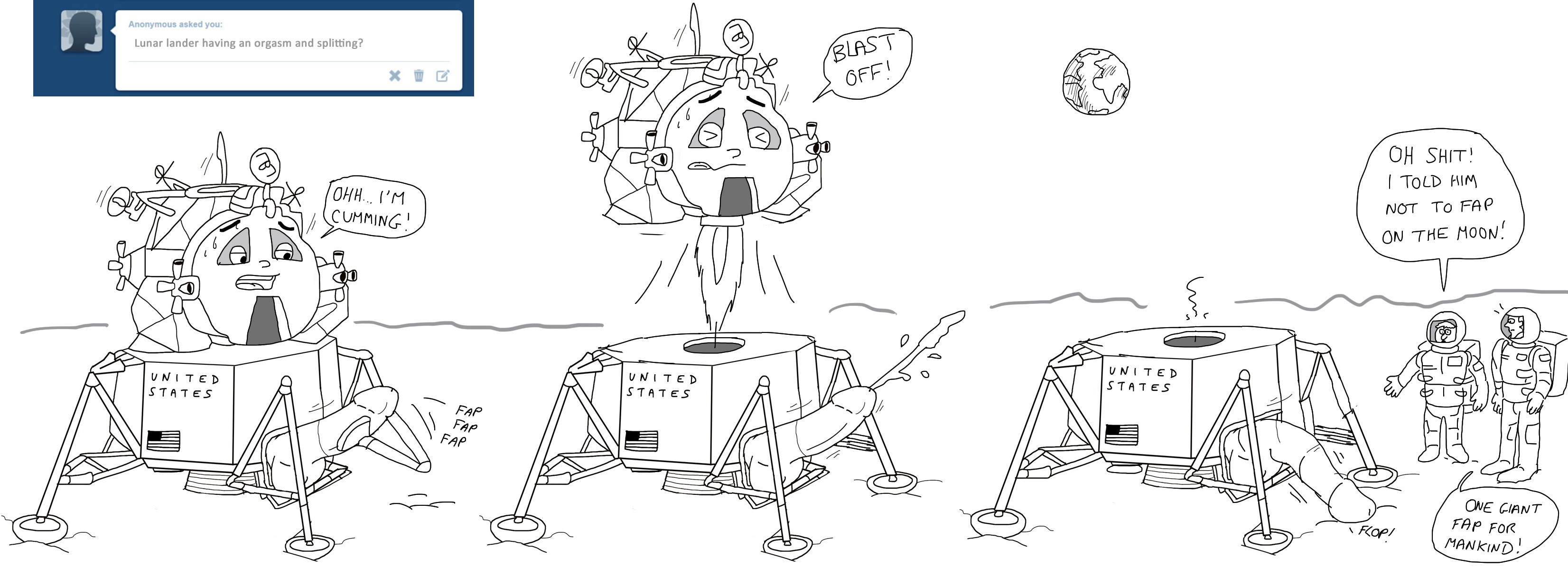 Rule34 – If it exists, there is porn of it / anonymous, buzz aldrin, neil armstrong / 236038