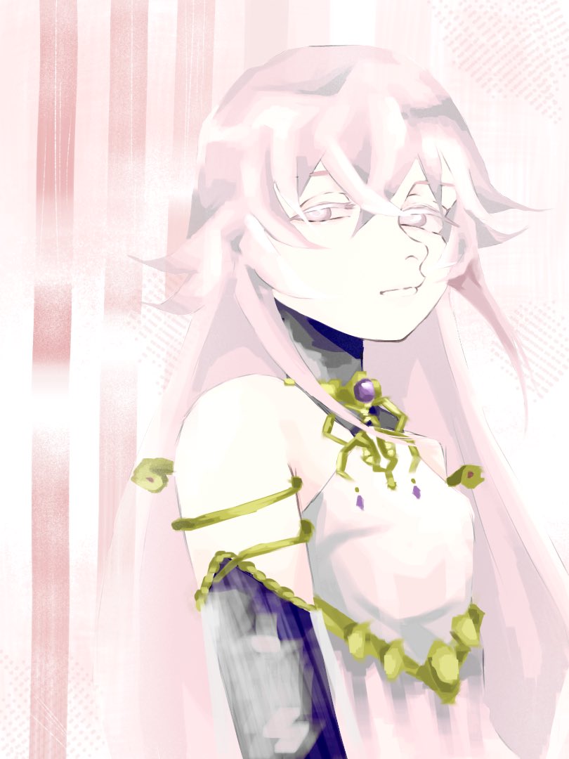 magic mirror (grimms notes), grimms notes, artist request, source request, 1girl, closed mouth, long hair, looking at viewer, solo, upper body
