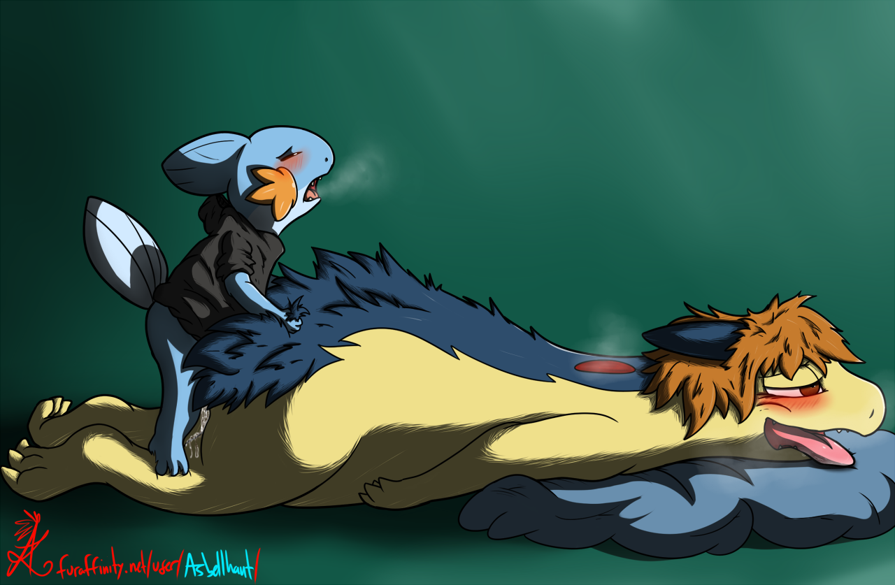 Rule34 – If it exists, there is porn of it / asbel lhant (artist), asbel, mudkip, typhlosion / 236518