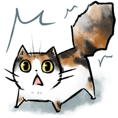 aobe, original, bad id, bad pixiv id, lowres, :<, animal, animal focus, cat, no humans, surprised