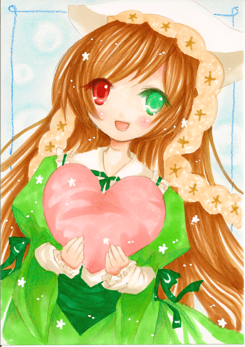 emo (artist), suiseiseki, rozen maiden, bad id, bad pixiv id, 00s, 1girl, female focus, solo