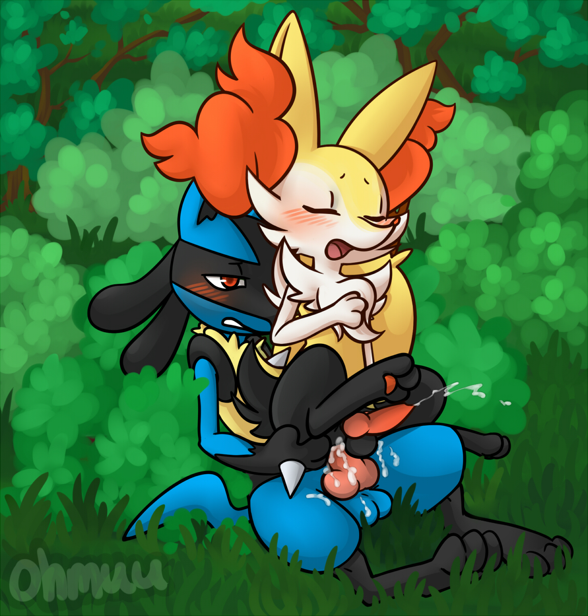 Rule34 – If it exists, there is porn of it / ohmuu, braixen, lucario / 237069