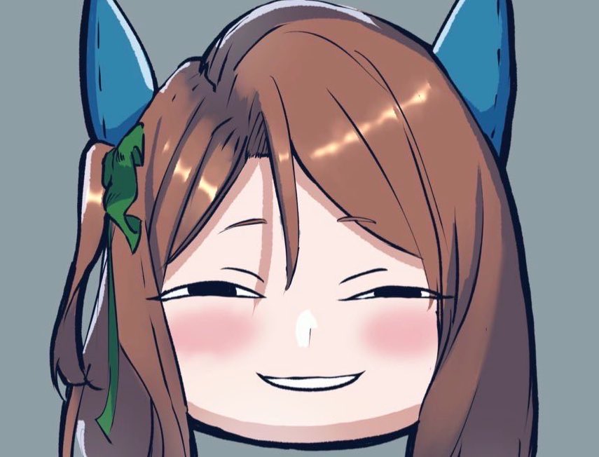 ohsaka kaname, anya (spy x family), king halo (umamusume), umamusume, animal ears, blush, bow, brown hair, ear bow, ear covers, ear ribbon, green bow, hair between eyes, horse ears, horse girl, looking at viewer, open mouth, portrait, red eyes, smile, solo