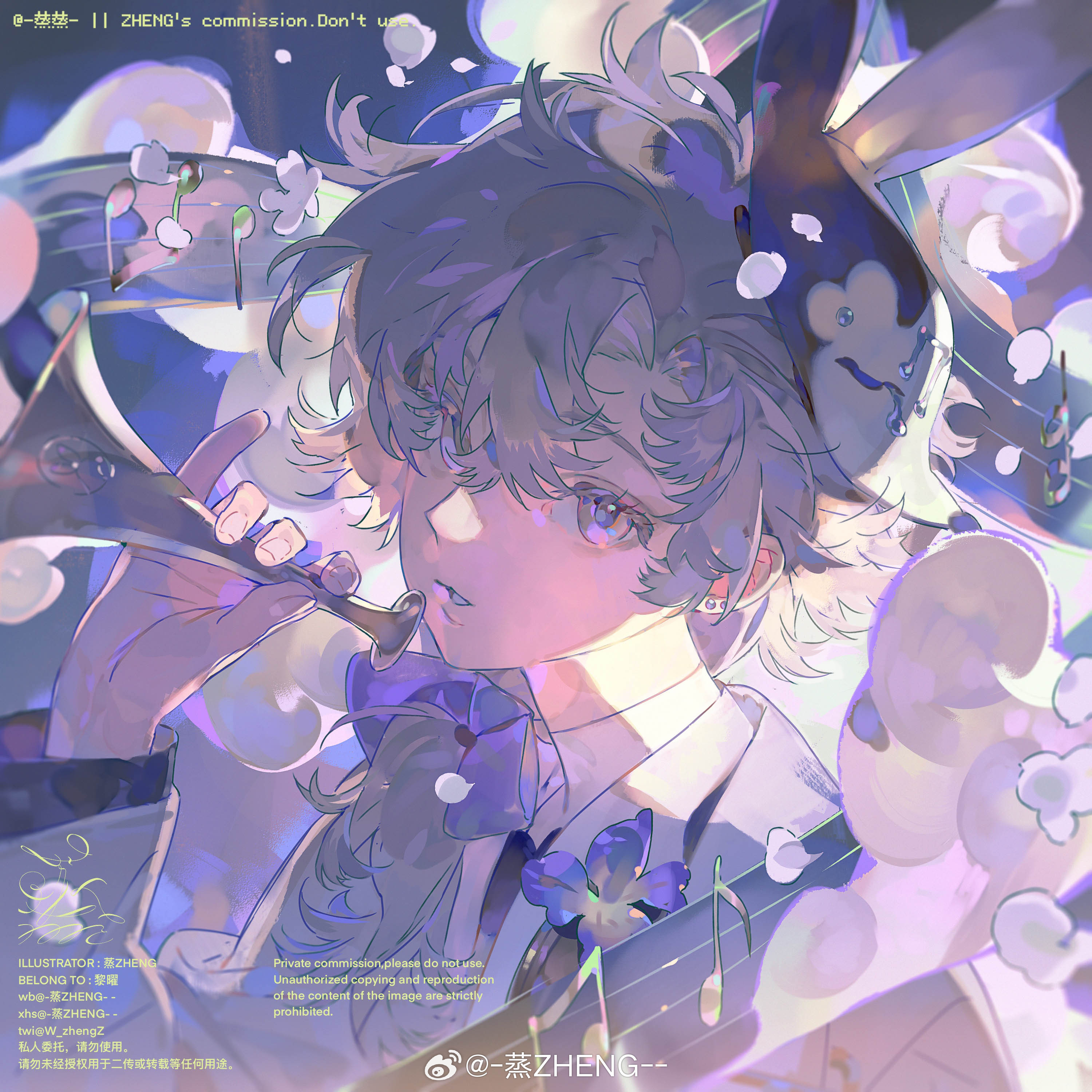 absurdres, highres, non-web source, 1boy, blush, hair between eyes, holding, looking at viewer, open mouth, shirt, short hair, solo, w zhengzz