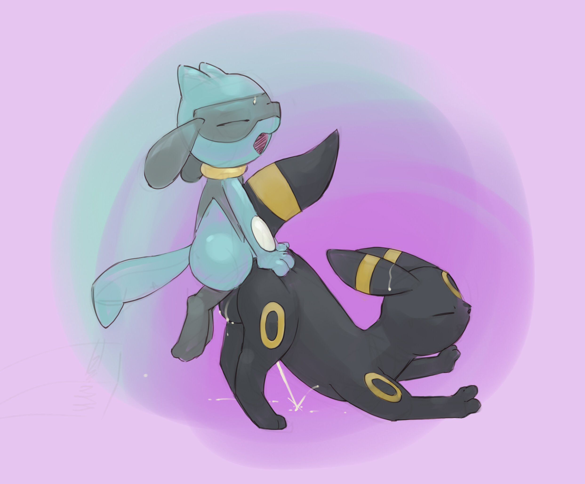 Rule34 – If it exists, there is porn of it / argon vile, riolu, umbreon / 237492