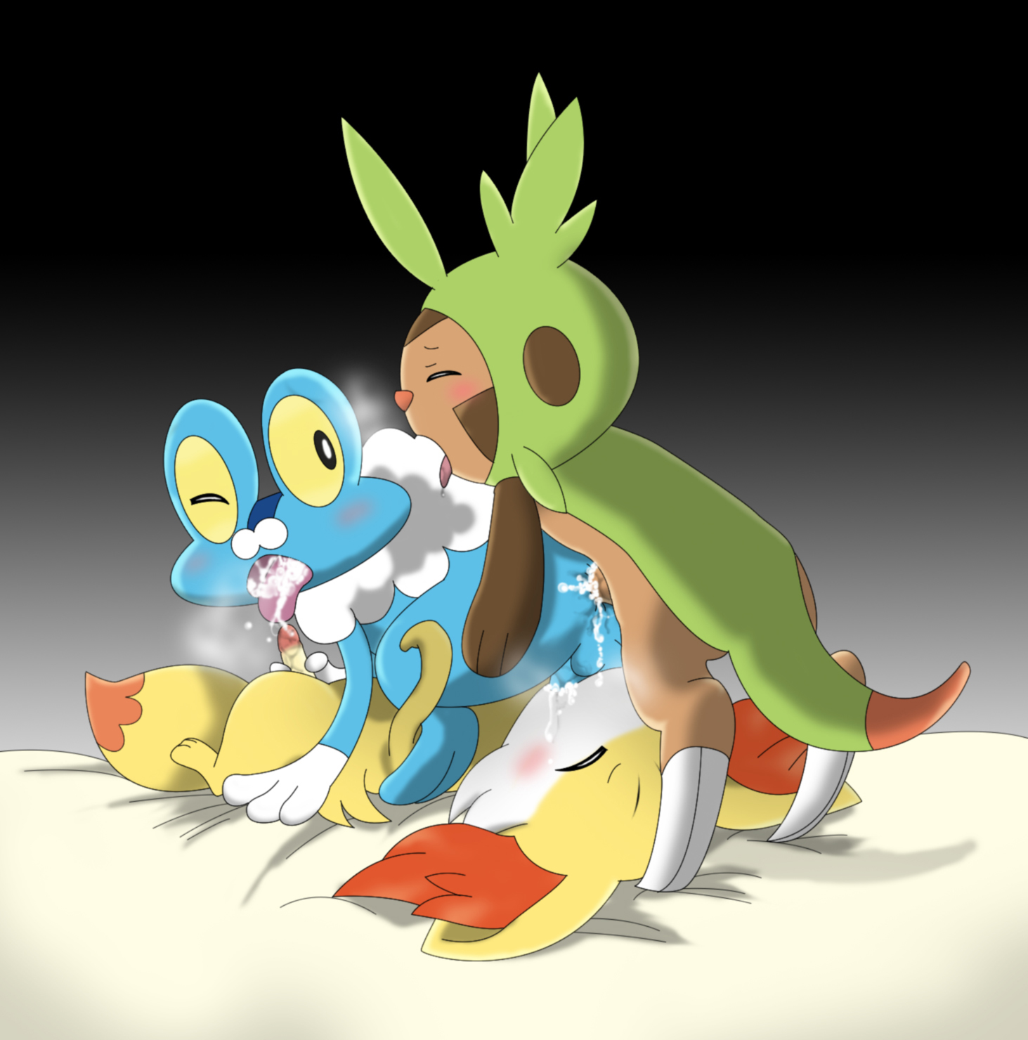 Rule34 – If it exists, there is porn of it / nickim, chespin, fennekin, froakie / 237578