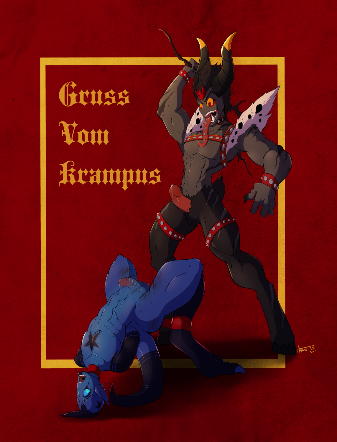 Rule34 – If it exists, there is porn of it / bastet, krampus / 237662