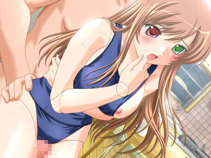 ichinose ai, suiseiseki, himitsu no houkago 2, rozen maiden, tagme, third-party edit, 00s, breasts, brown hair, censored, doll, doll joints, joints, large breasts, swimsuit
