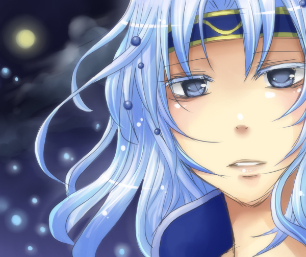 natsuki (pixiv357819), natsuki (zaqsd), cecil harvey, dissidia final fantasy, final fantasy, final fantasy iv, 1990s (style), 1boy, blue eyes, blue hair, colored eyelashes, eyelashes, headband, male focus, matching hair/eyes, solo