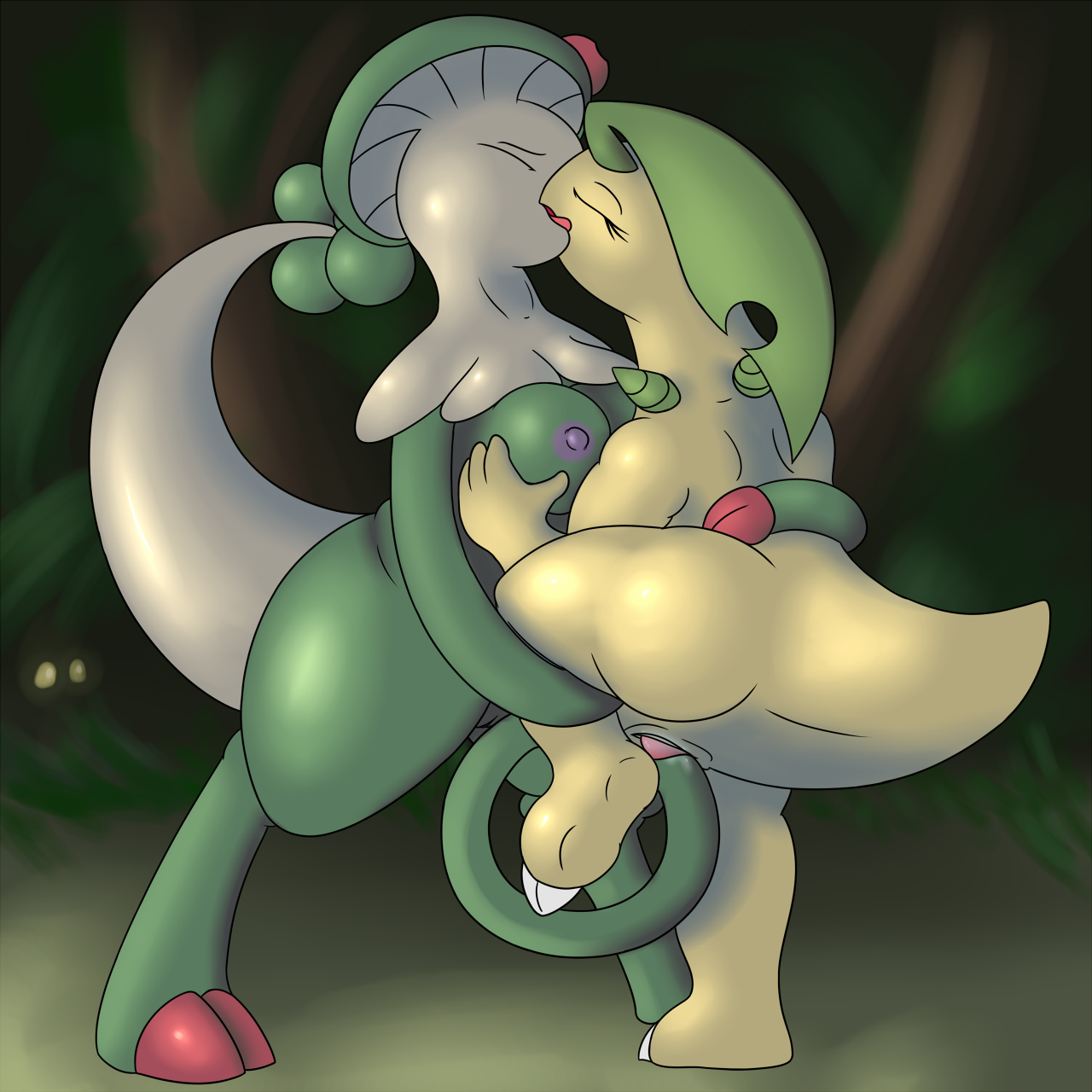 Rule34 – If it exists, there is porn of it / posexe, bayleef, breloom / 238020