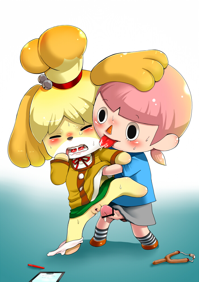 Rule34 – If it exists, there is porn of it / animal crossing boy, isabelle (animal crossing) / 238154
