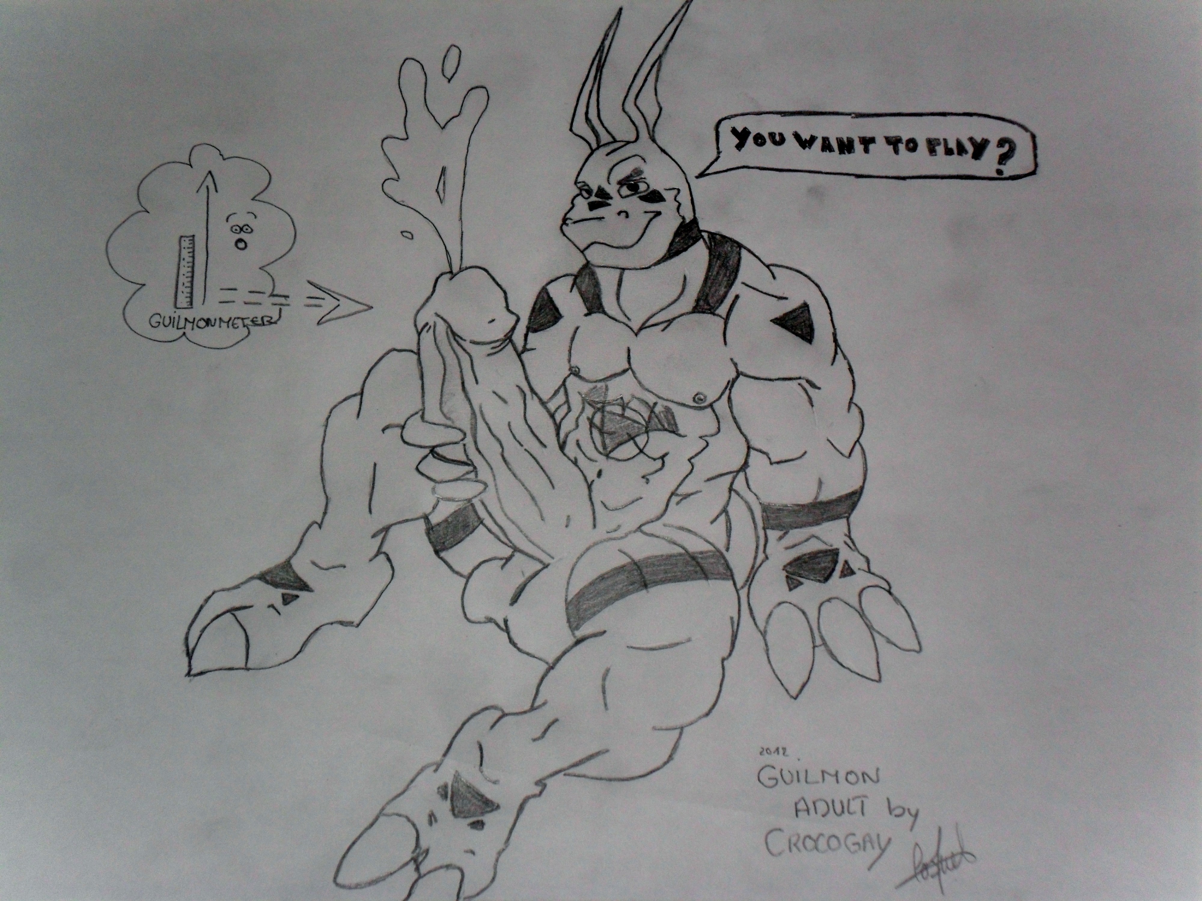 Rule34 – If it exists, there is porn of it / crocogay, guilmon / 238190
