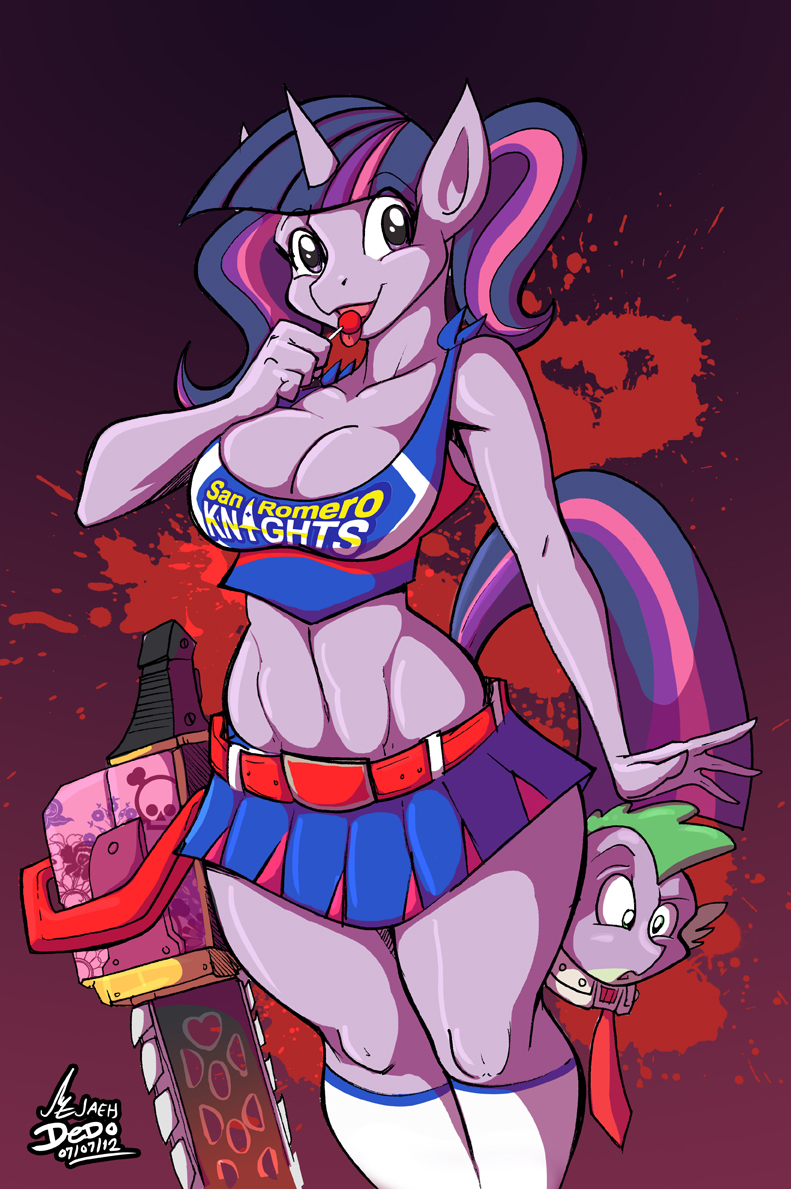 Rule34 – If it exists, there is porn of it / jaeh, juliet starling, spike (mlp), twilight sparkle (mlp) / 238222