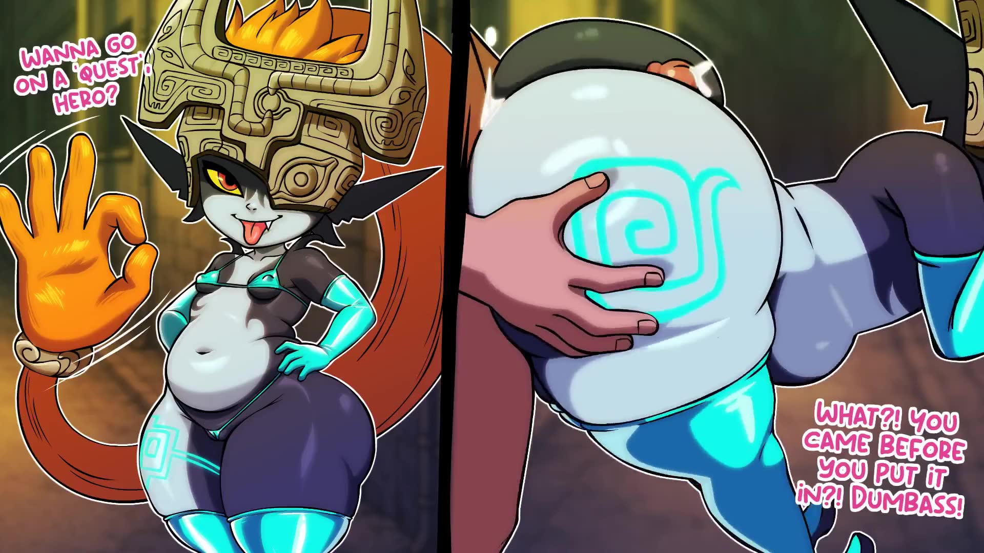 Rule34 – If it exists, there is porn of it / divine wine, midna / 8683525