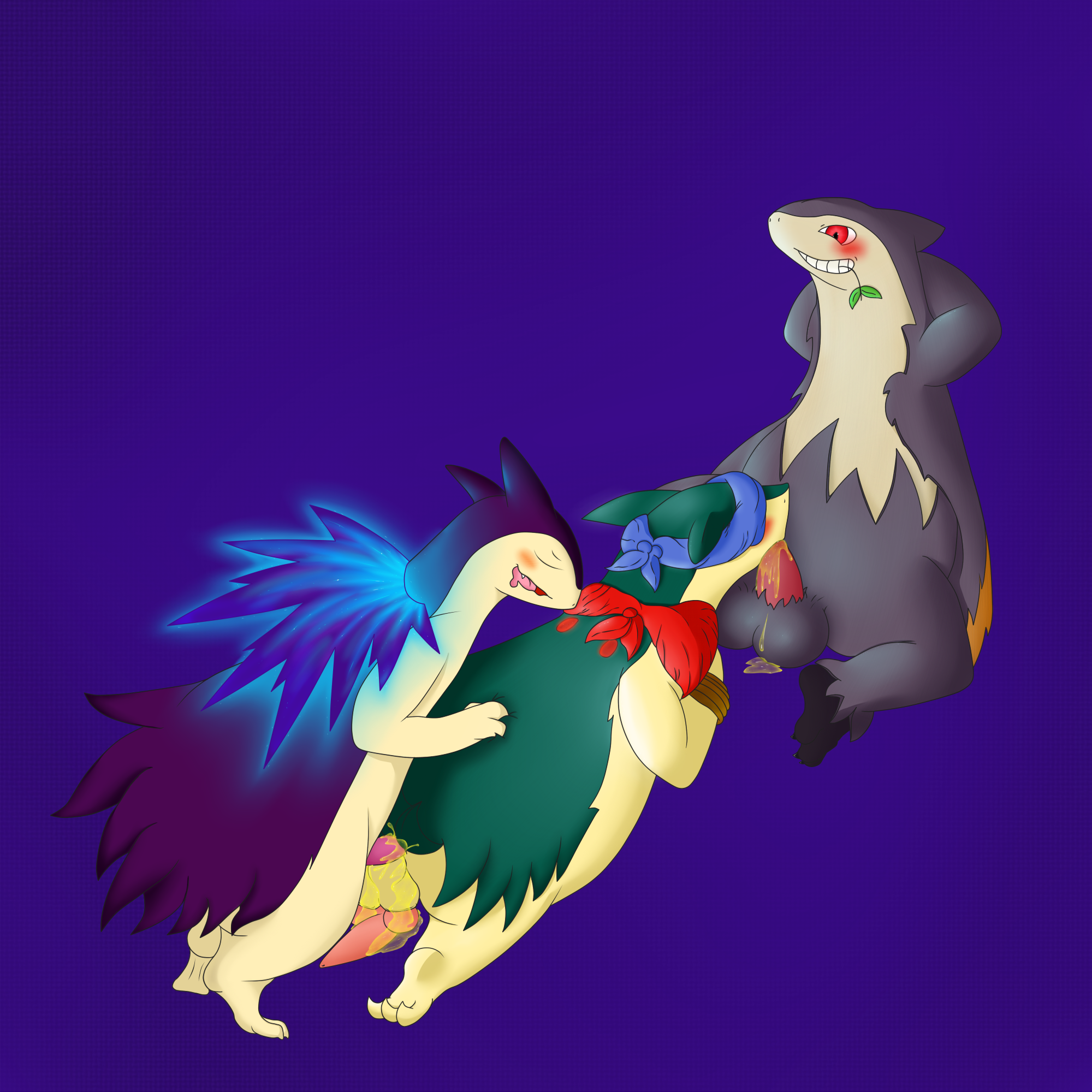 Rule34 – If it exists, there is porn of it / asbel lhant (artist), original character, pangoro, typhlosion / 238478