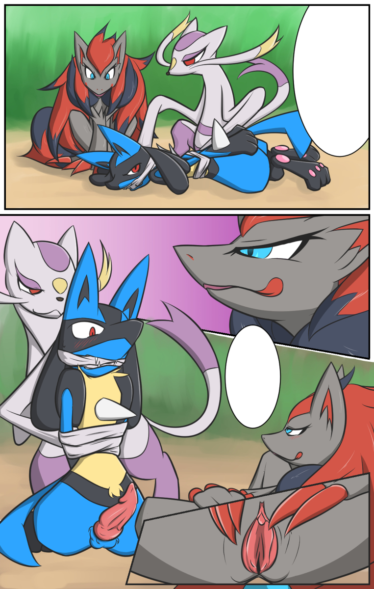 Rule34 – If it exists, there is porn of it / lucario, mienshao, zoroark / 238523