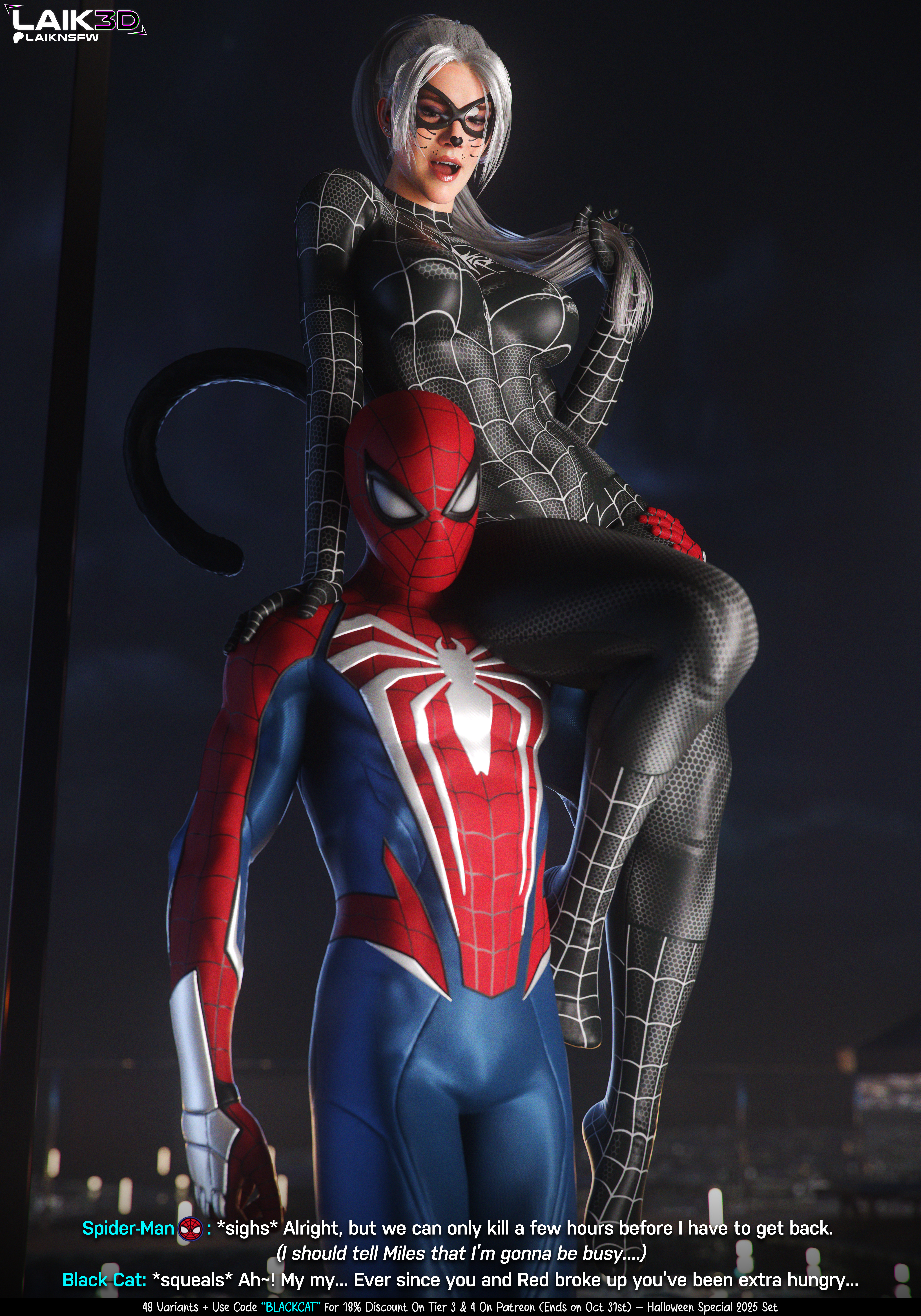 Rule34 – If it exists, there is porn of it / black cat (marvel), felicia hardy, peter parker, spider-man / 8683760