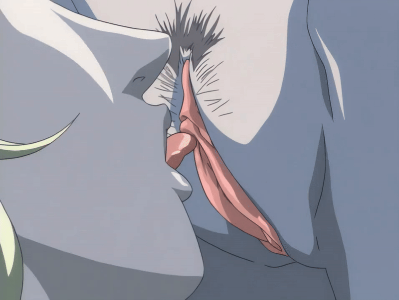 jody crowley, toudou yuki, bible black, bible black new testament, shin bible black, animated, animated gif, tagme, 00s, 2005, 2girls, american, blonde hair, clitoral stimulation, clitoris, cunnilingus, female focus, licking, multiple girls, oral, pubic hair, pussy, shiny skin, tan, tongue, twintails, uncensored, yuri