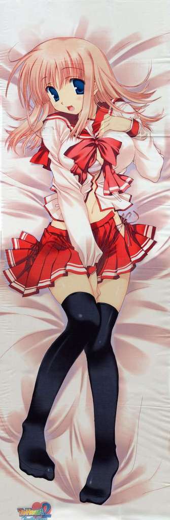 long image, tall image, bed, blush, brown hair, long hair, lying, open mouth, school uniform