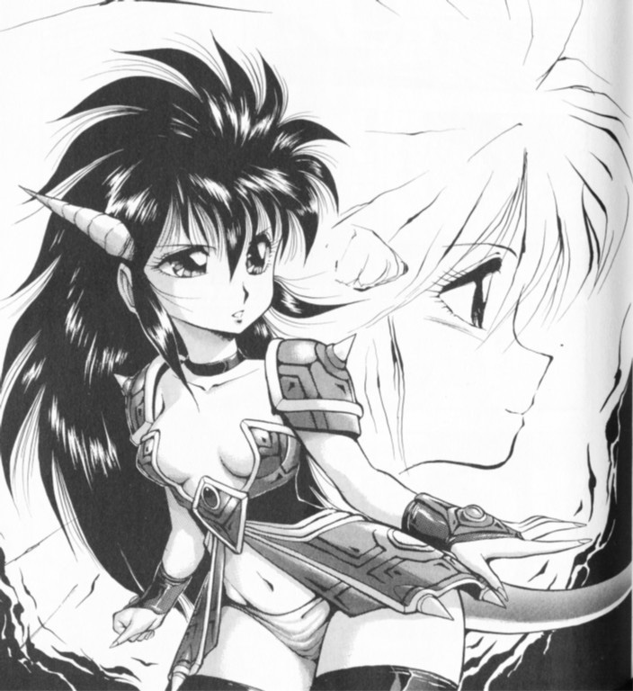 mink (dragon half), dragon half, tagme, monochrome