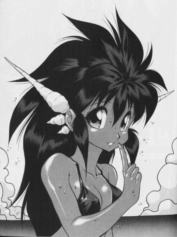 mink (dragon half), dragon half, tagme, monochrome