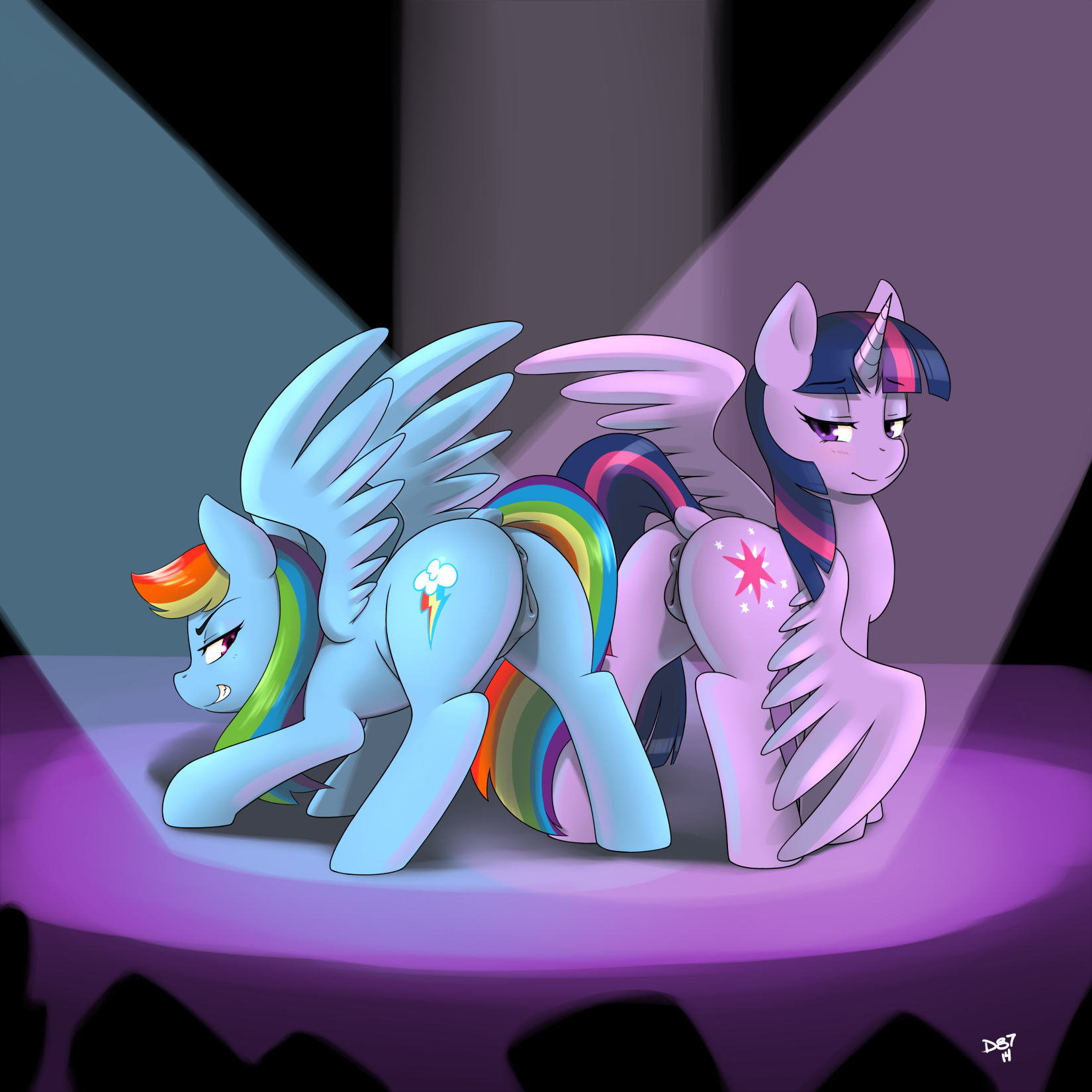 Rule34 – If it exists, there is porn of it / devo87, rainbow dash (mlp), twilight sparkle (mlp) / 239503