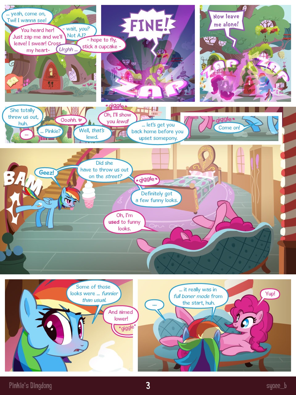 Rule34 – If it exists, there is porn of it / syoee b, pinkie pie (mlp), rainbow dash (mlp) / 239556