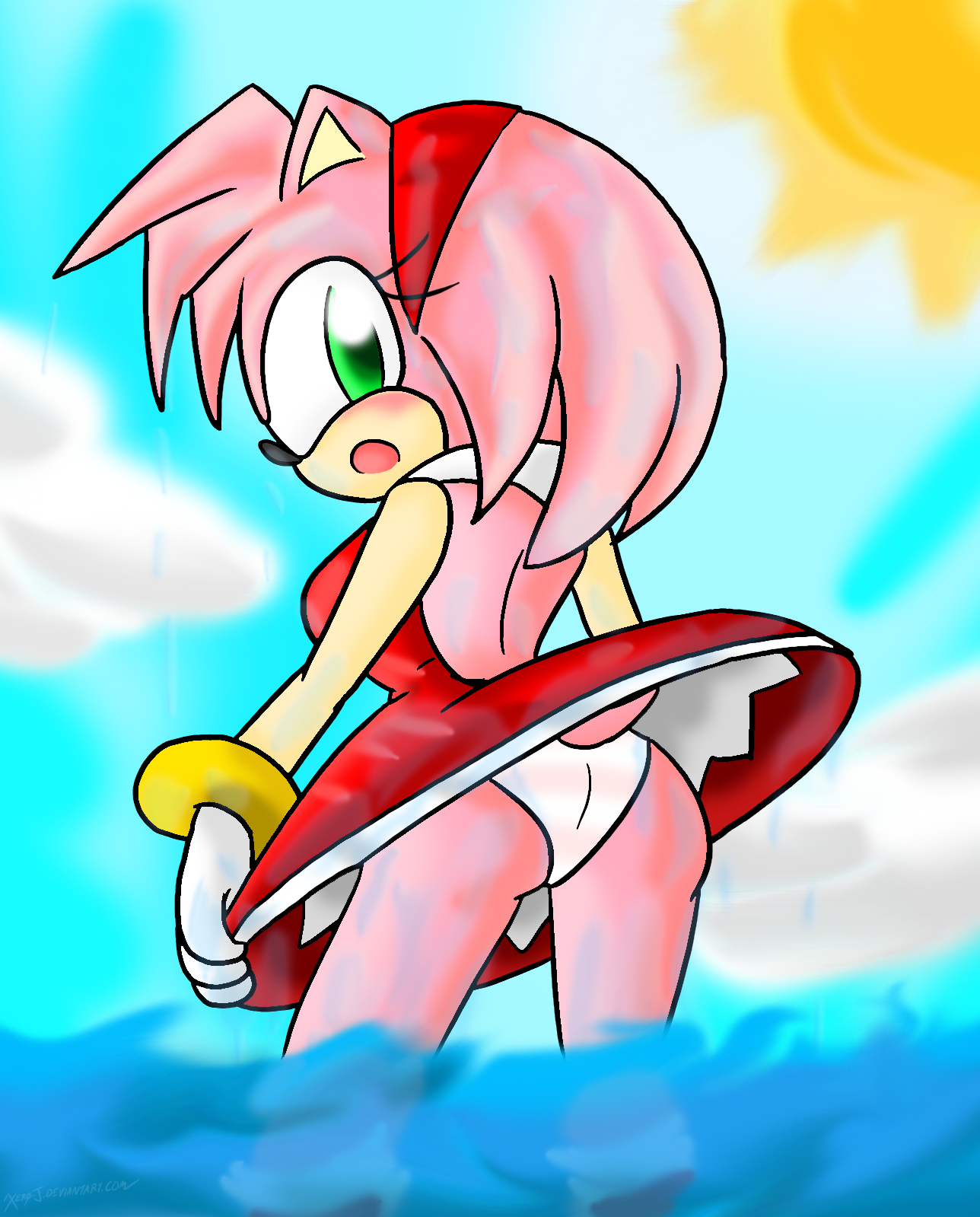 Rule34 – If it exists, there is porn of it / xero-j, amy rose / 239668