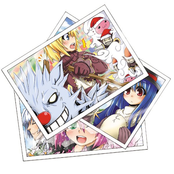 iseno yajin, goblin (ragnarok online), merchant (ragnarok online), poring, priest (ragnarok online), ragnarok online, commentary request, 1boy, 3girls, :3, black hat, blonde hair, blue hair, brown gloves, brown jacket, closed mouth, egg, gloves, green eyes, hat, hetero, holding, holding egg, jacket, long hair, multiple girls, open mouth, photo (object), pink hair, red eyes, shirt, short hair, simple background, smile, stormy knight, top hat, upper body, white background, white shirt