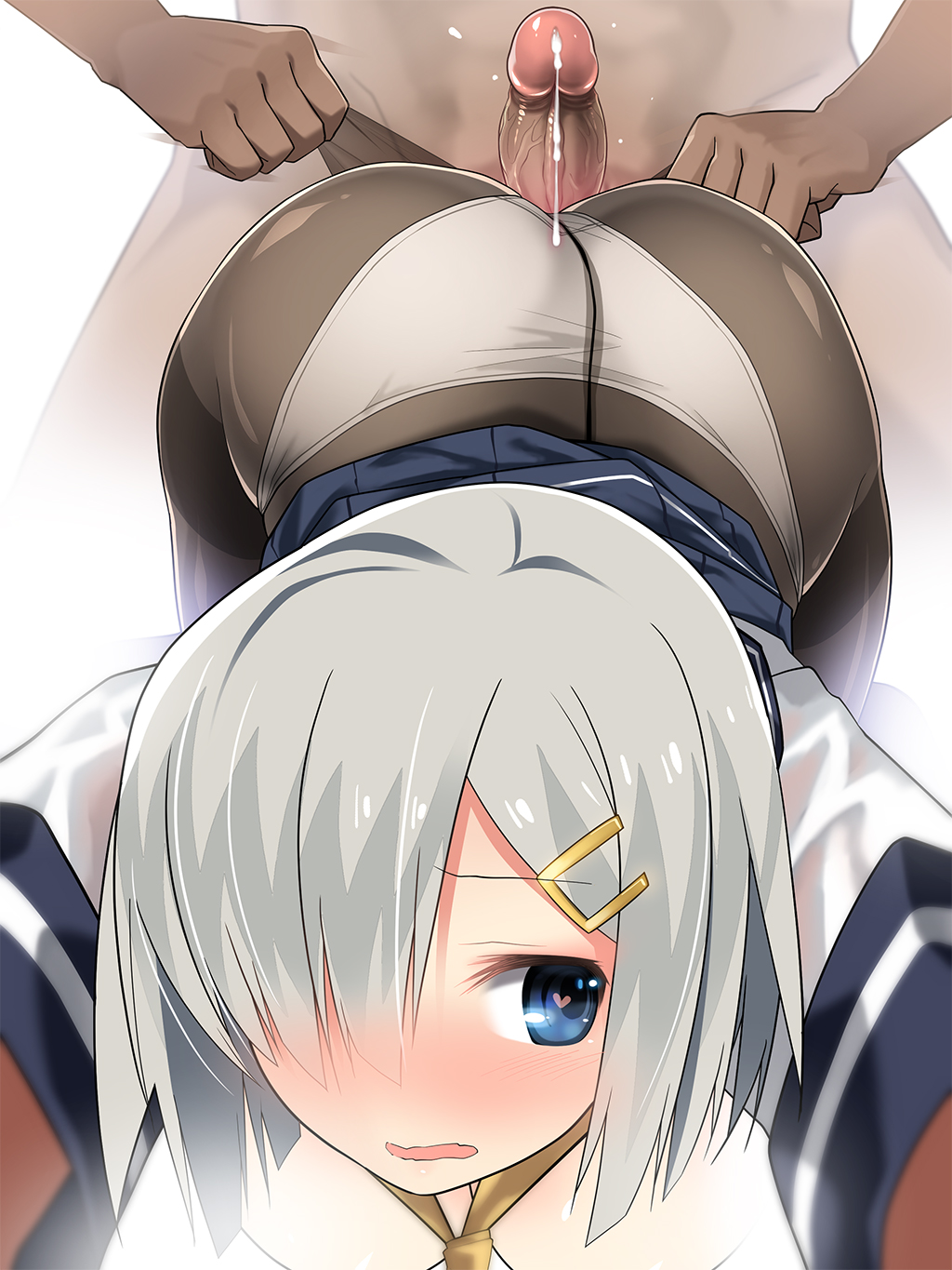 Rule34 – If it exists, there is porn of it / kuro chairo no neko, hamakaze (kantai collection) / 240003