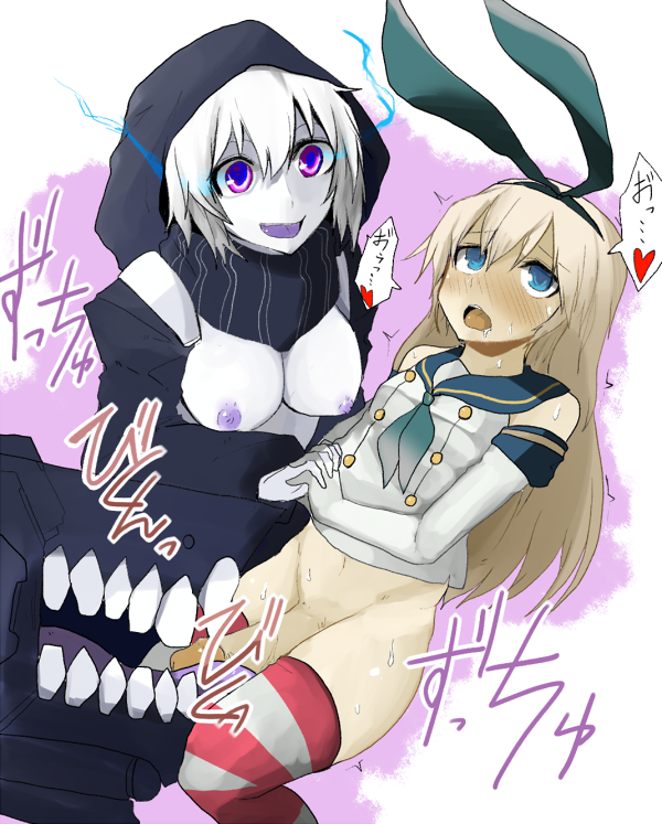 Rule34 – If it exists, there is porn of it / neosino, re-class battleship, shimakaze (kantai collection) / 240128