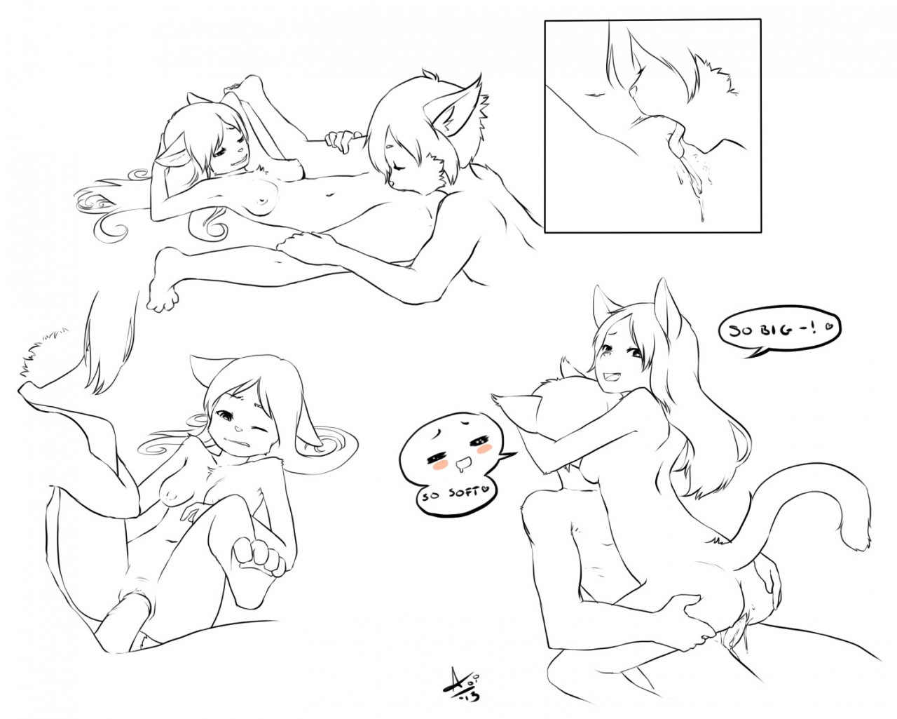 Rule34 – If it exists, there is porn of it / aogami, selkie, yamaneko sougi / 240335