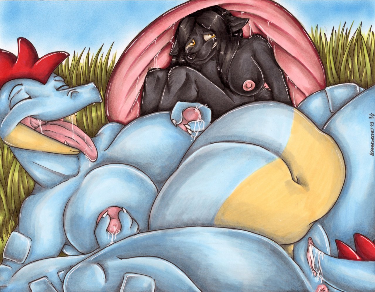 Rule34 – If it exists, there is porn of it / blondevelvet18, feraligatr / 240344